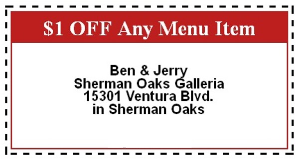 Ben & Jerry Coupon